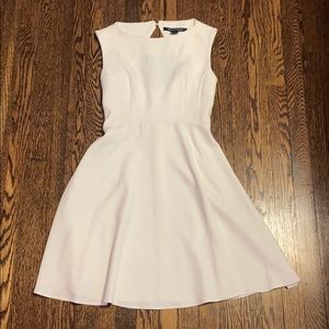 French Connection Cream Sleeveless Dress